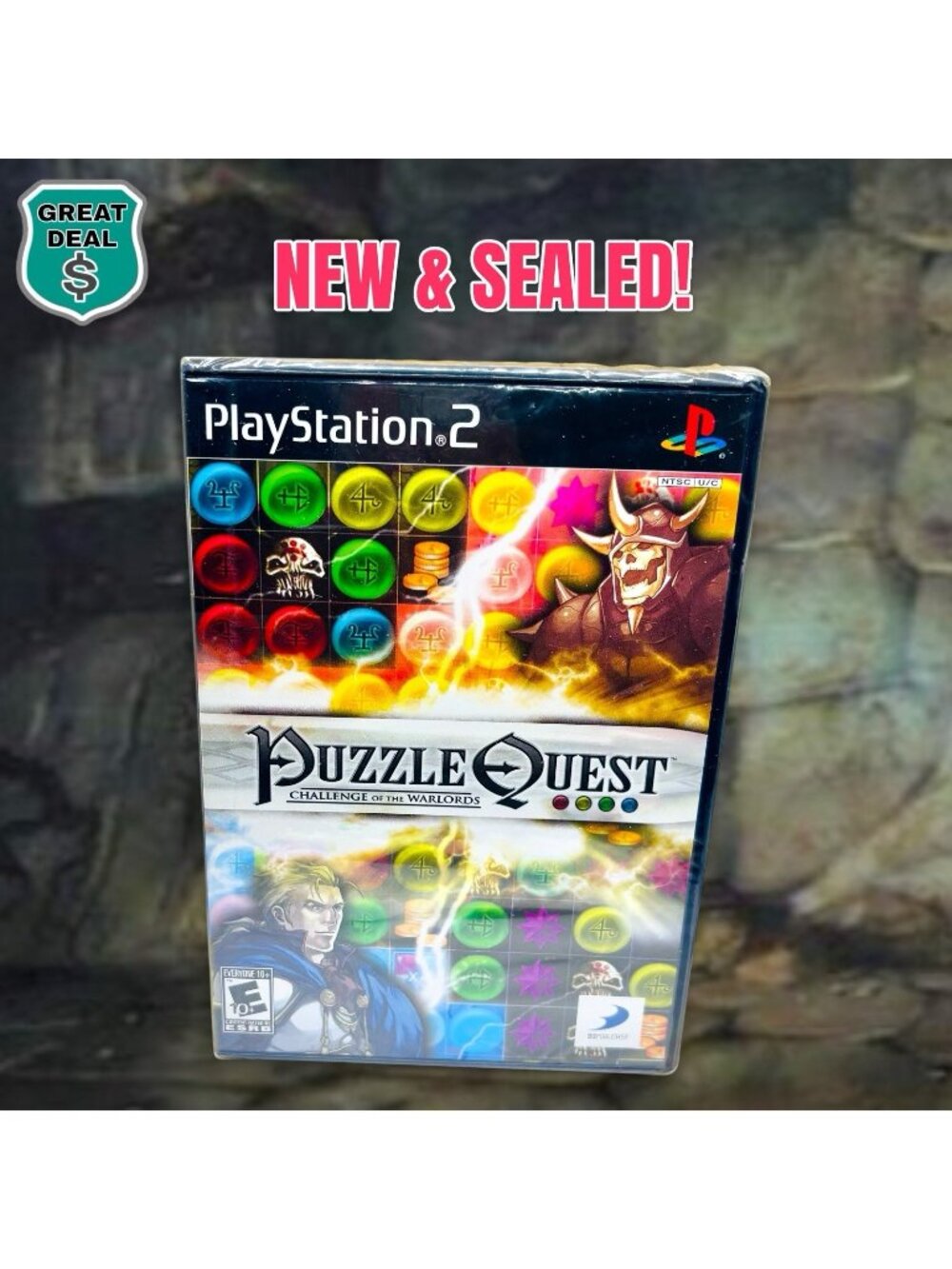 PS2 Puzzle Quest: Challenge of the Warlords Sony PlayStation 2. NEW! SEALED!